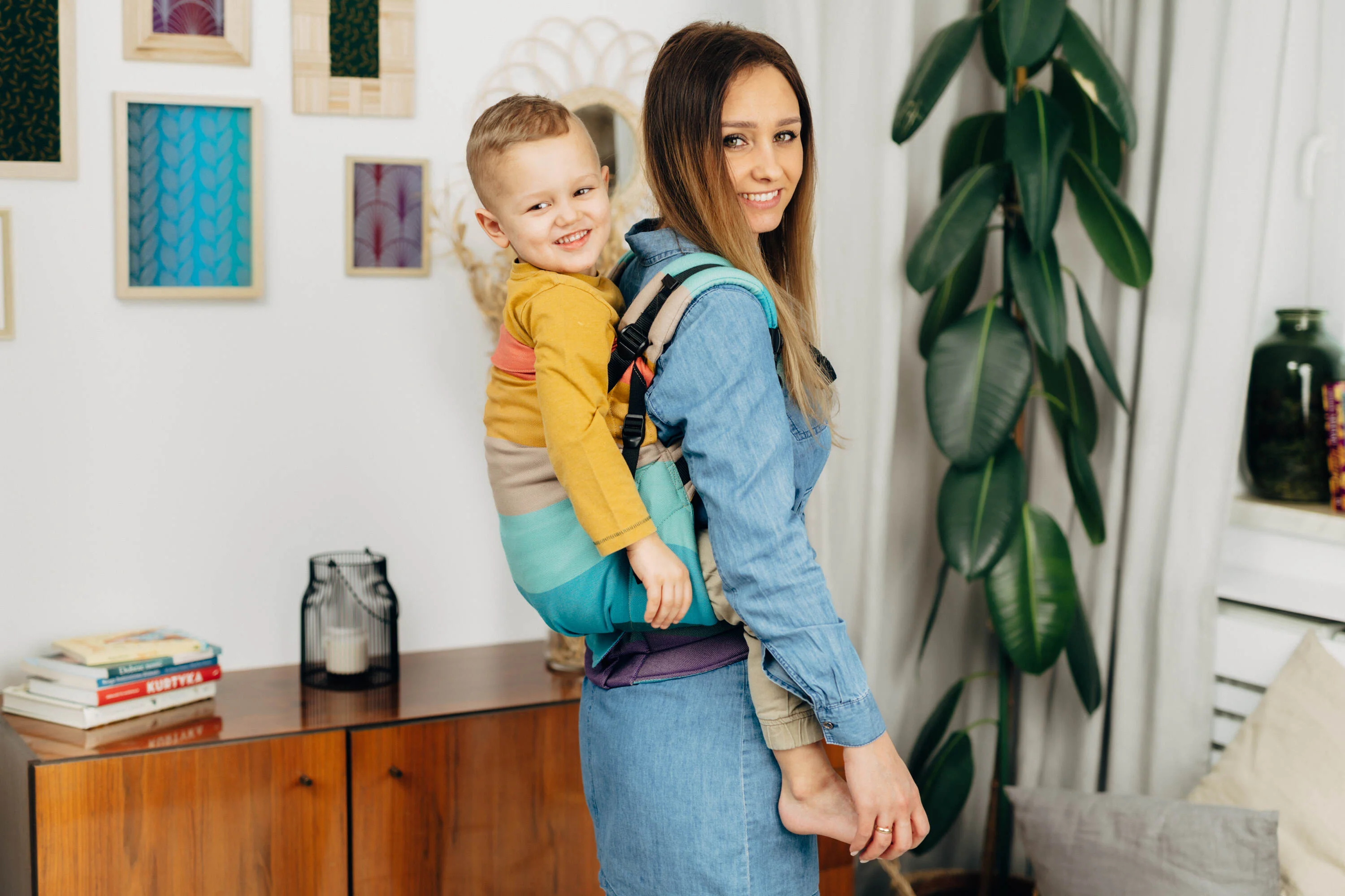 Lenny Preschool Carrier - Pastels - Image 9