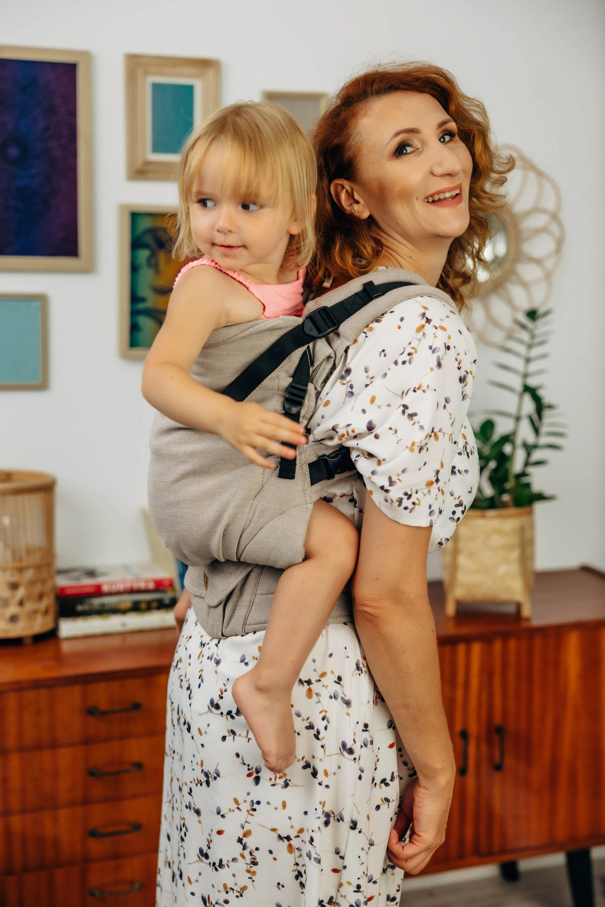 Lenny Preschool Carrier, Peanut Butter - Image 8