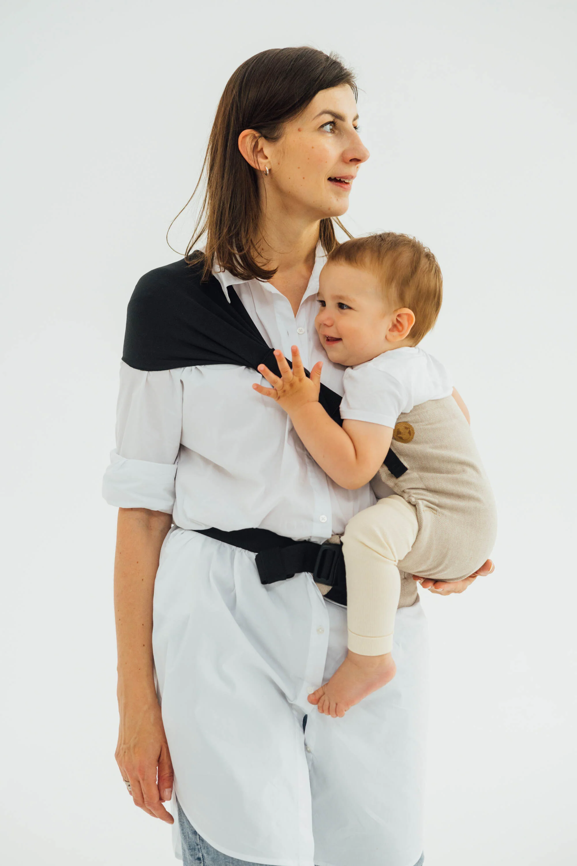 LennyHip Carrier - Peanut Butter - Hip Sling Baby Carrier - Image 3