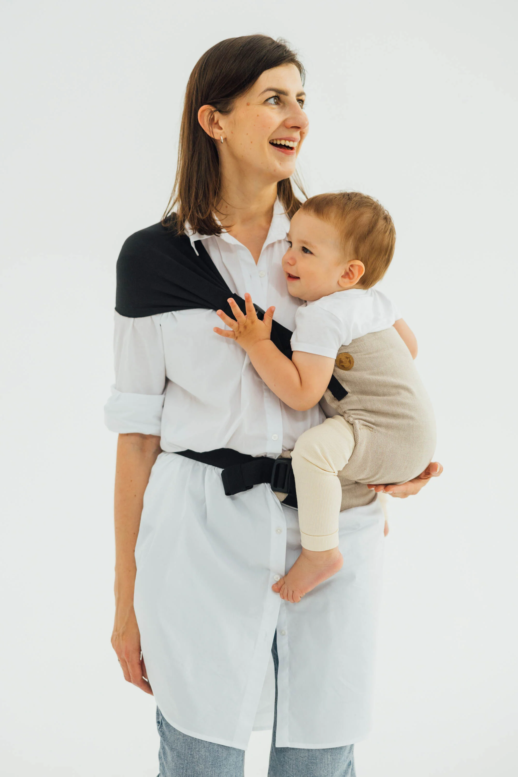 LennyHip Carrier - Peanut Butter - Hip Sling Baby Carrier - Image 4
