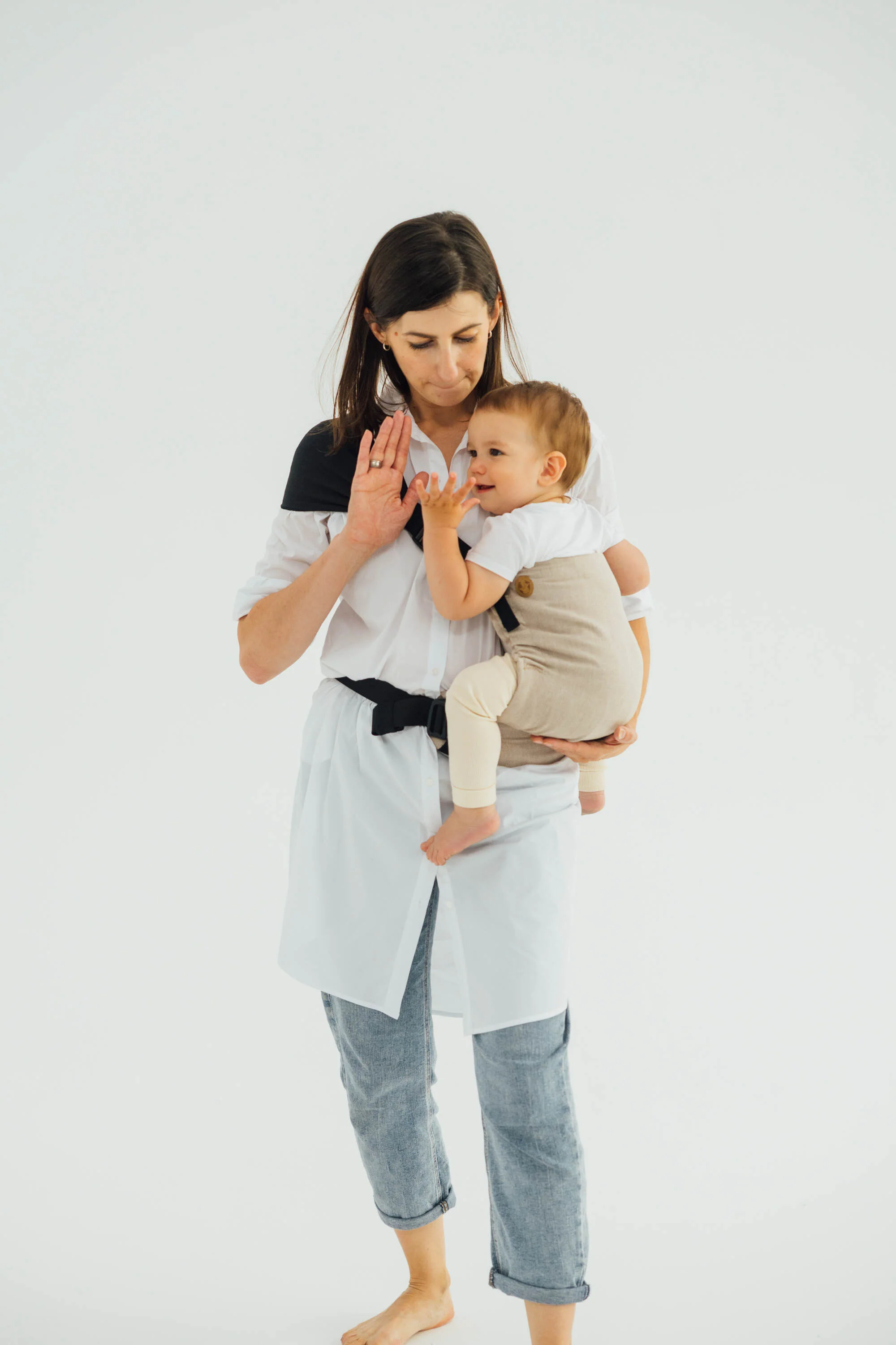 LennyHip Carrier - Peanut Butter - Hip Sling Baby Carrier - Image 6