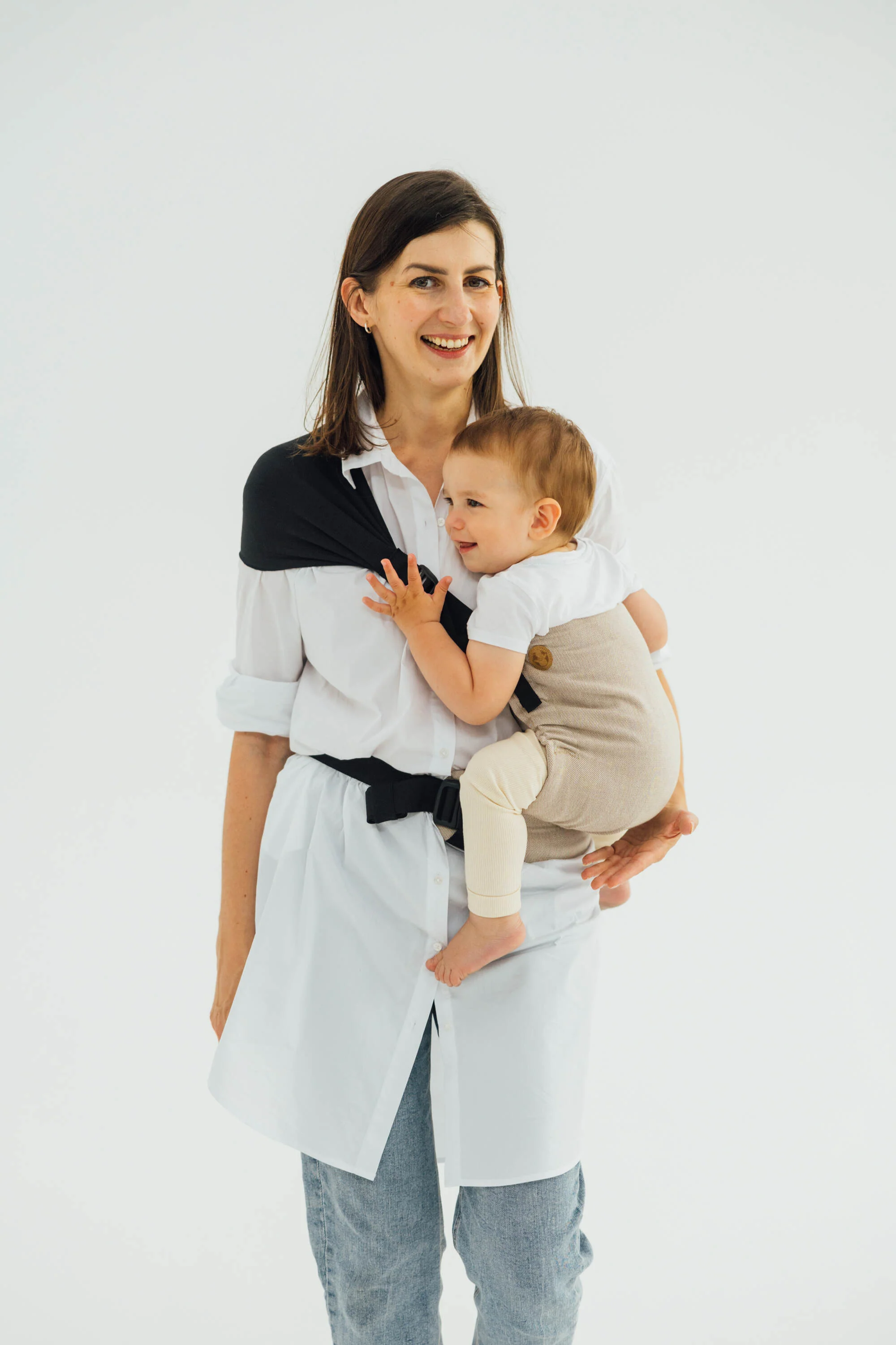 LennyHip Carrier - Peanut Butter - Hip Sling Baby Carrier - Image 7