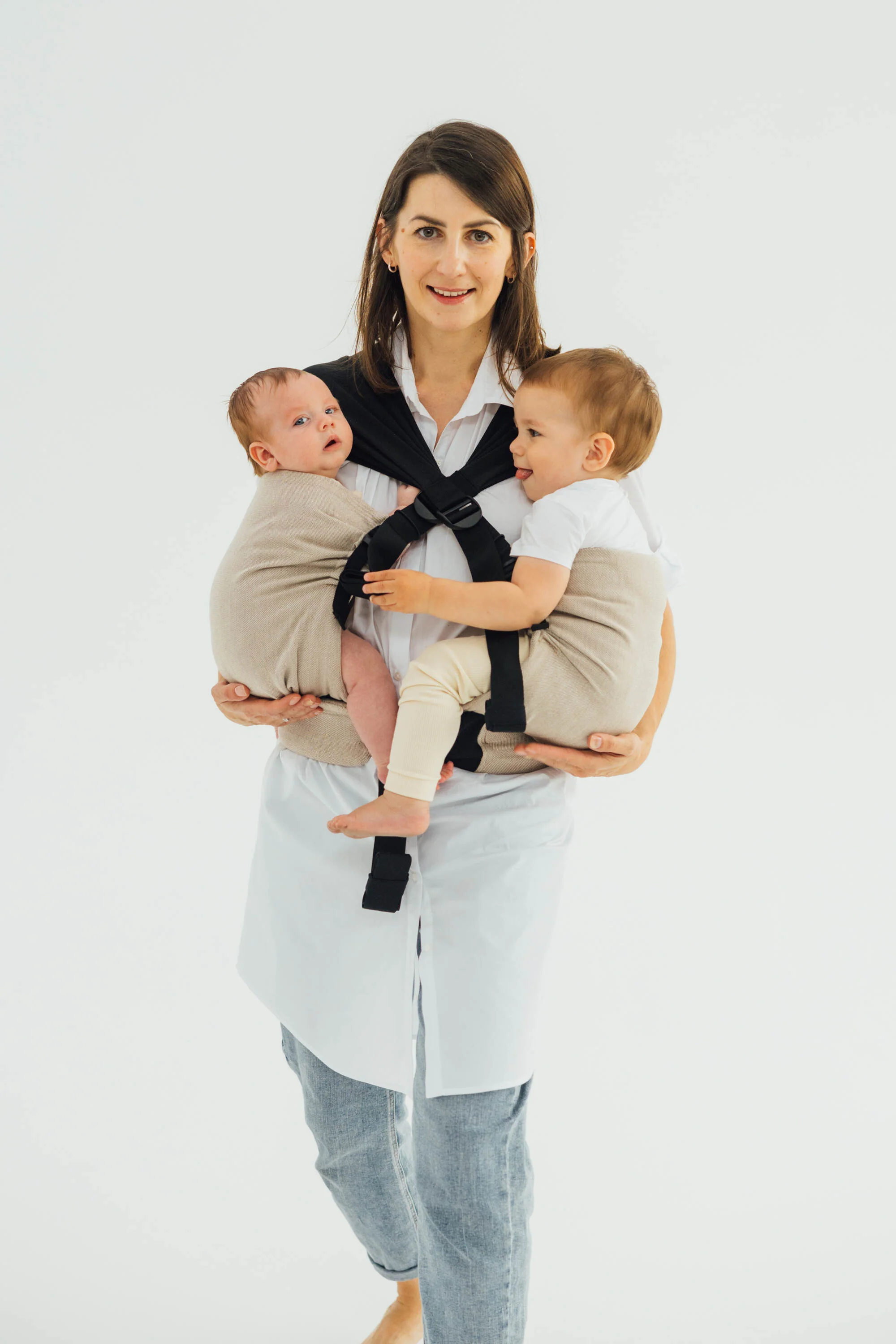 LennyTwin - Peanut Butter - Twin Carrier & Hip Sling - Image 13
