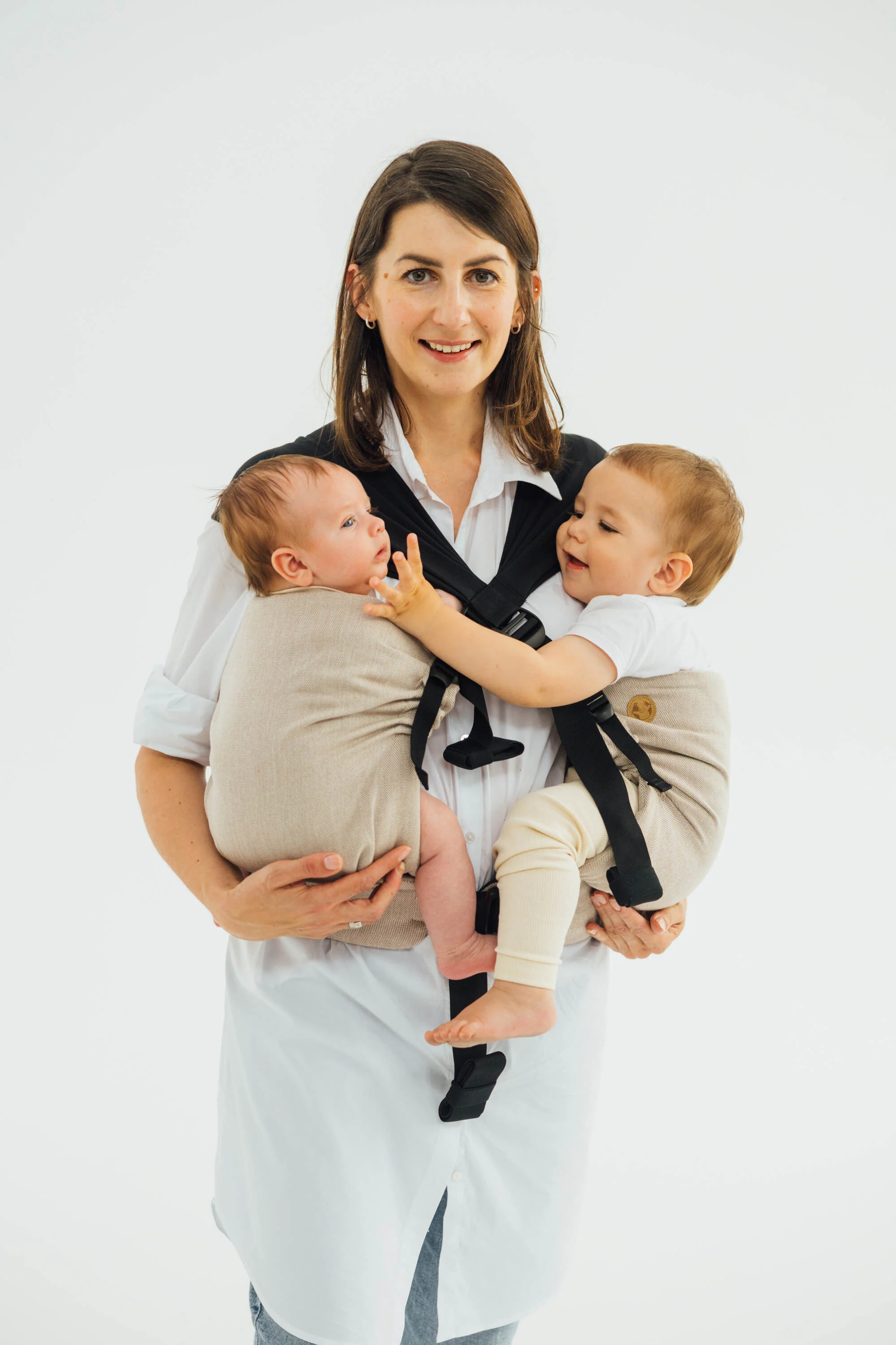 LennyTwin - Peanut Butter - Twin Carrier & Hip Sling - Image 18