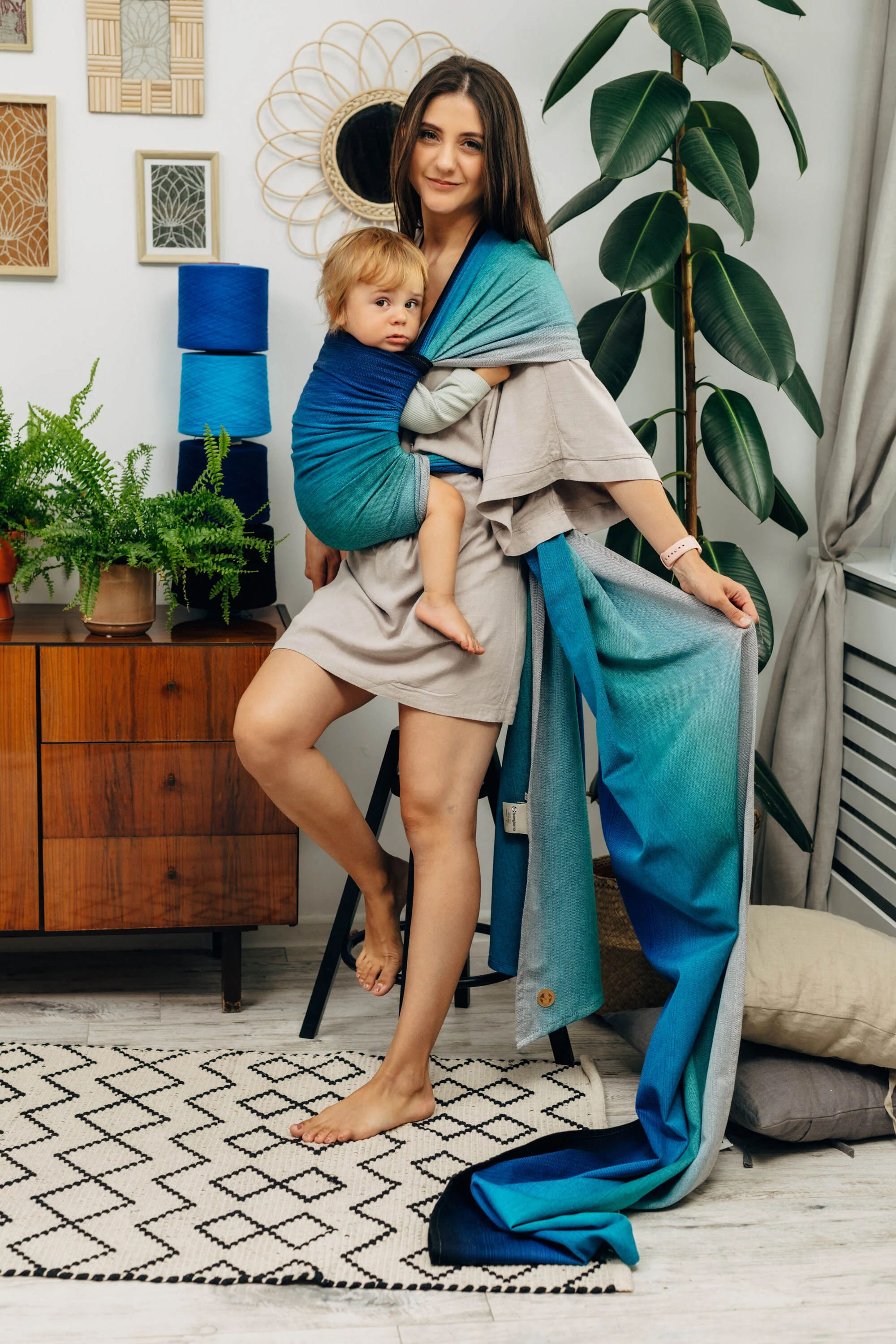 Long Woven Wrap, Airglow - Image 8