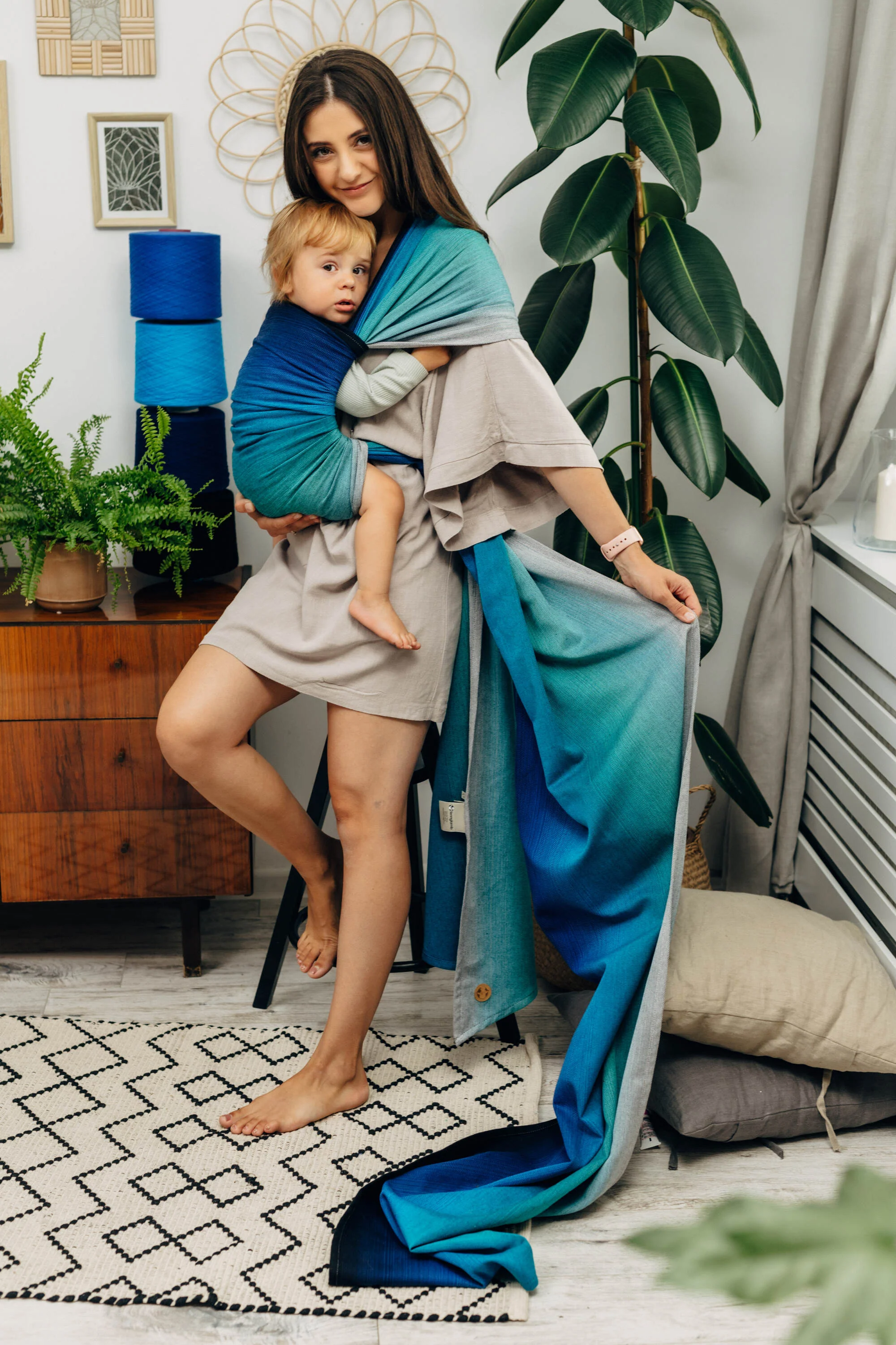 Long Woven Wrap, Airglow - Image 9