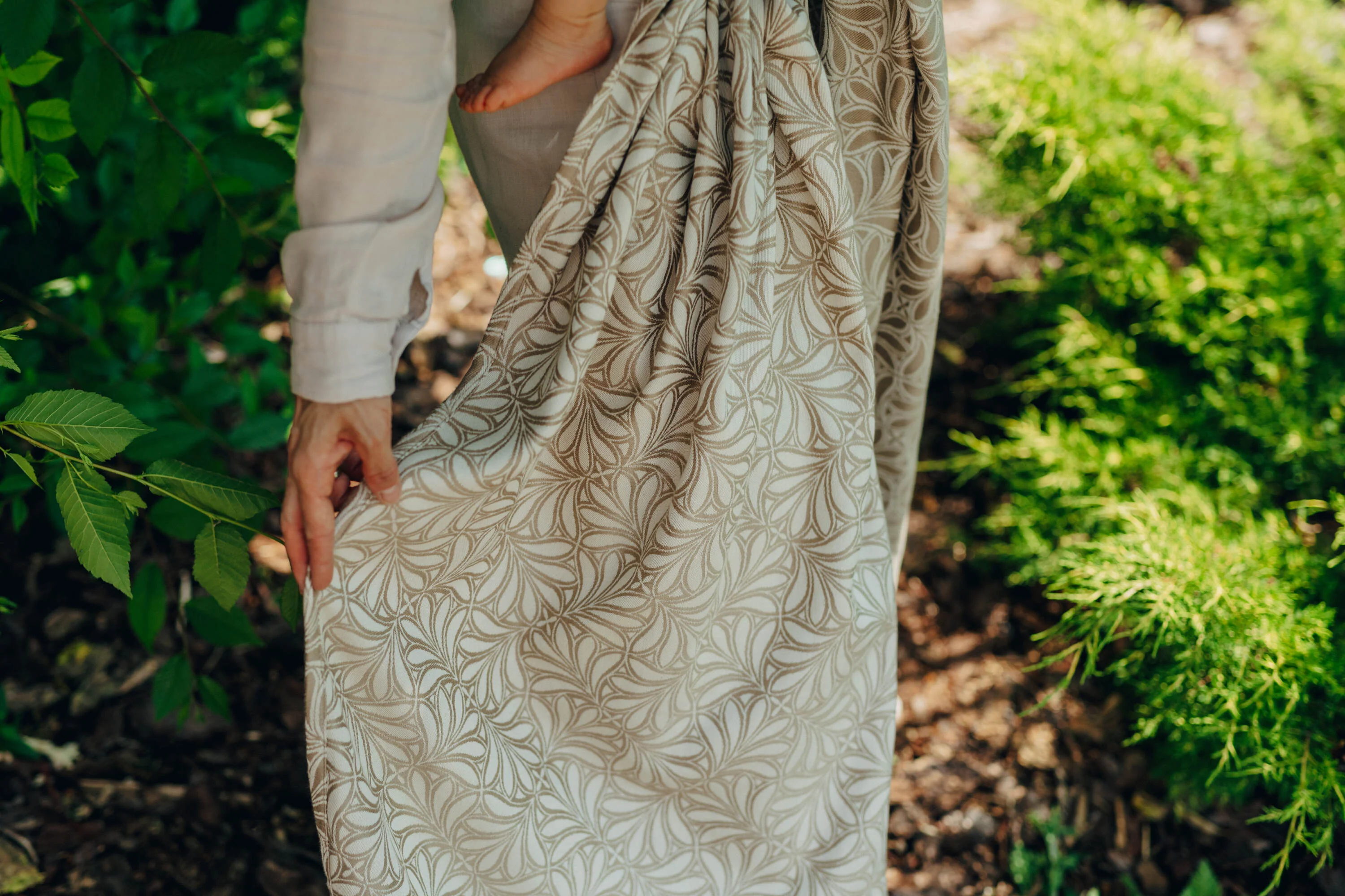 Long Woven Wrap, Infinity - Golden Hour - Image 4