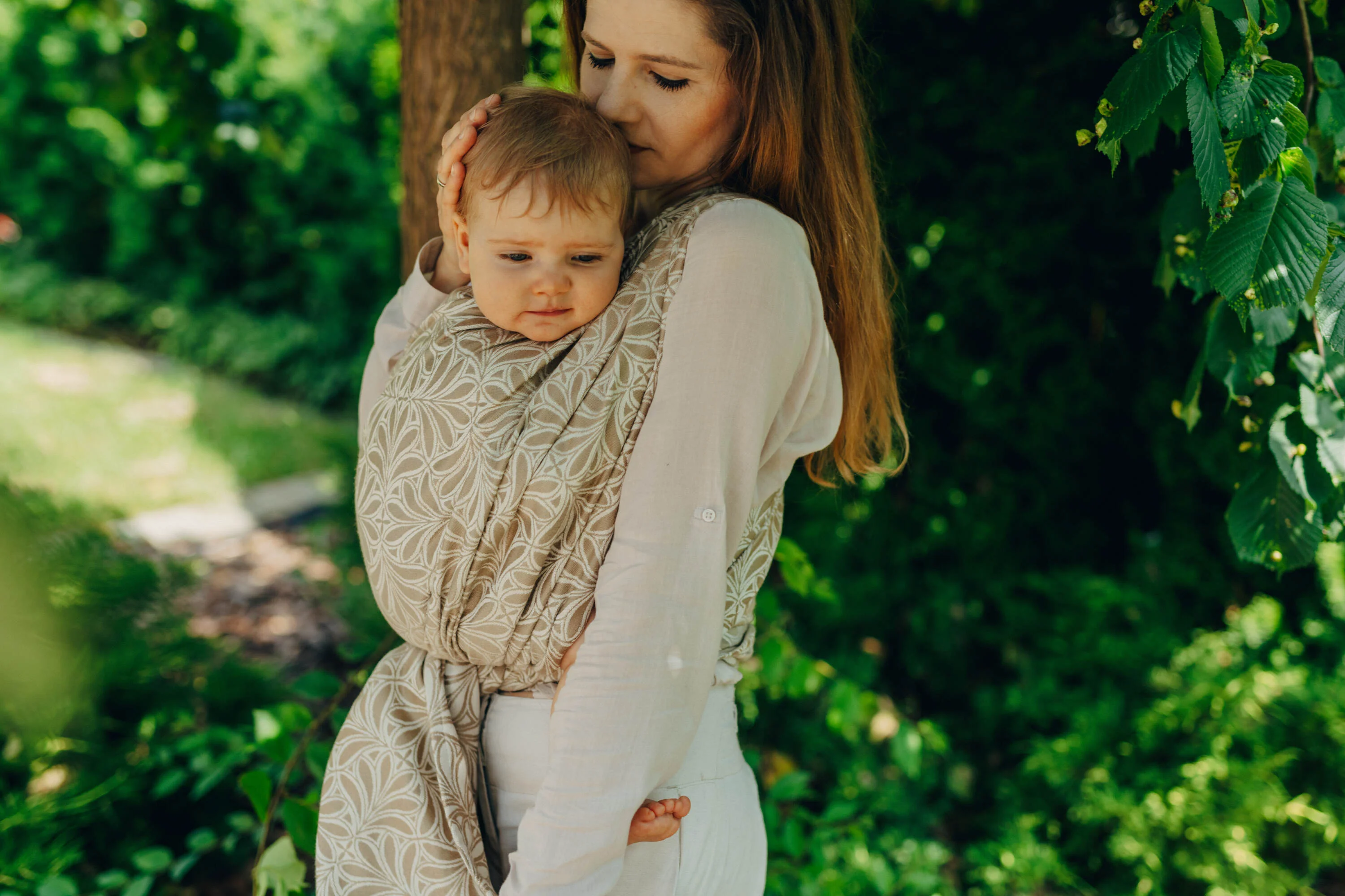Long Woven Wrap, Infinity - Golden Hour - Image 7