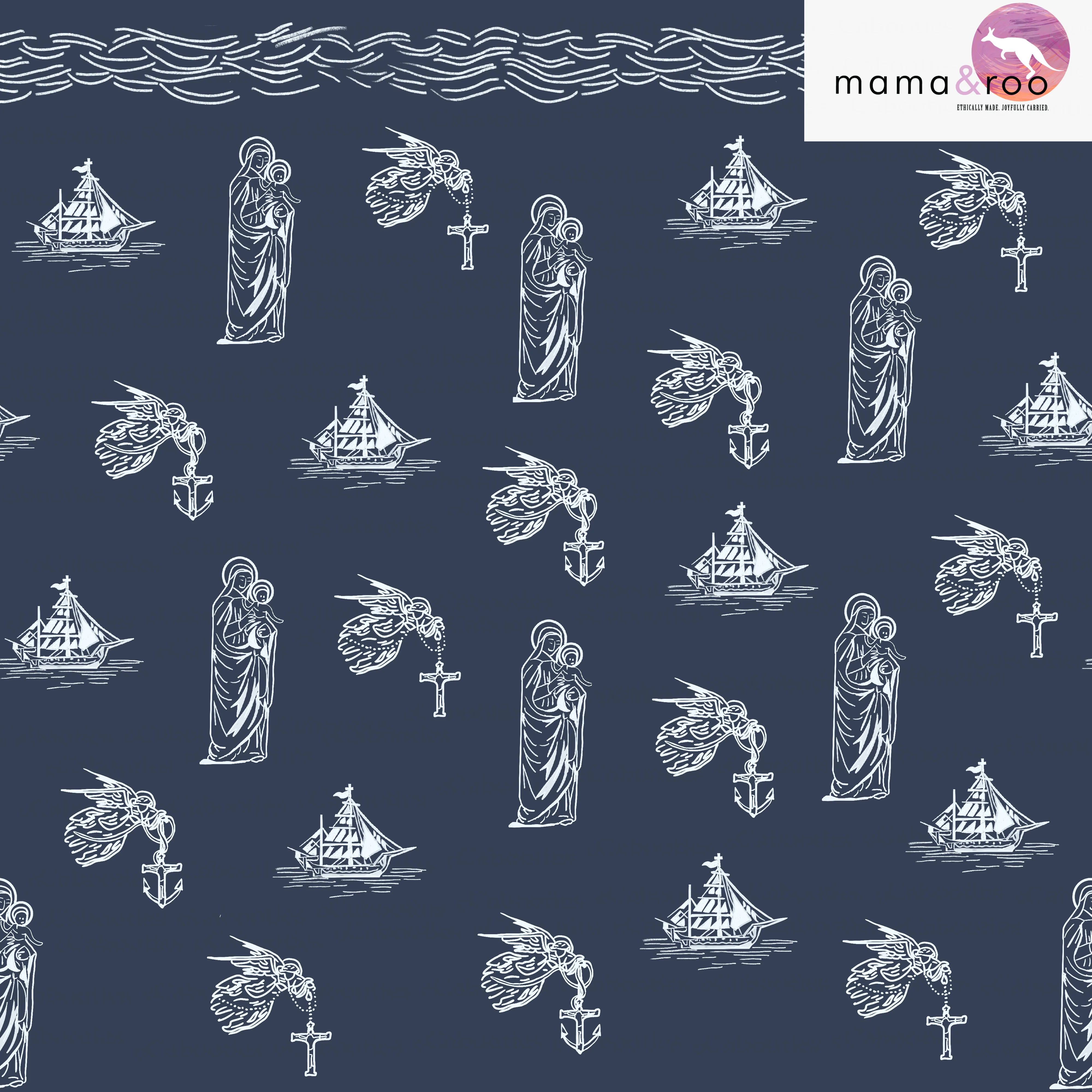 Pre-Order: Mama & Roo's Exclusive - Stella Maris - Linen/Cotton Luxury Blend - Image 4