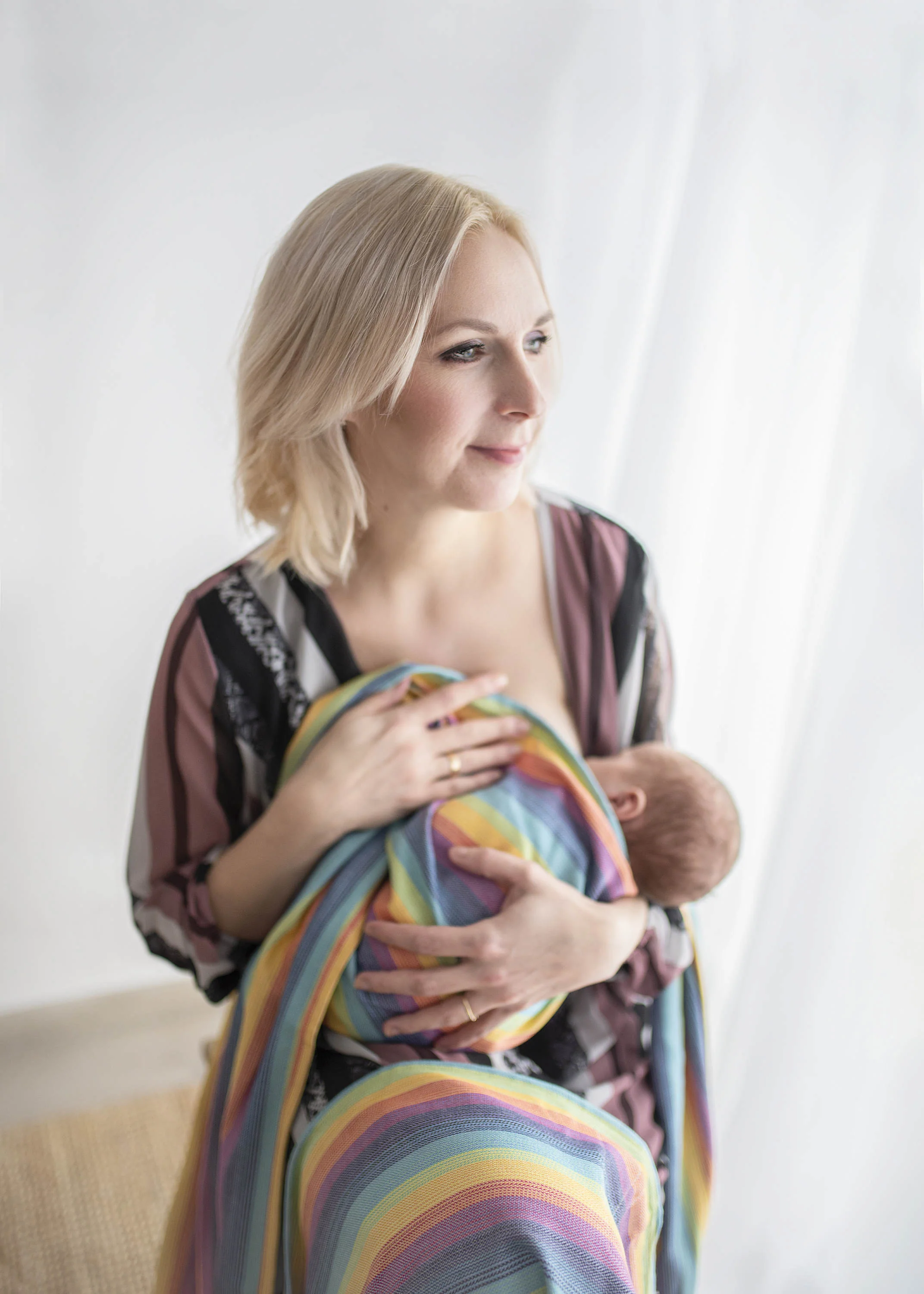Preemie Long Woven Wrap, Luna - Image 5